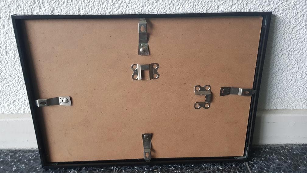 Foto wissellijst, frame zwart - Photo frame, black (21x30)