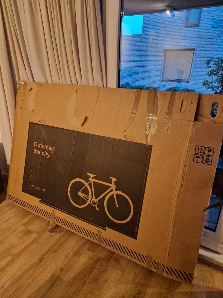 Doos fiets voor transport