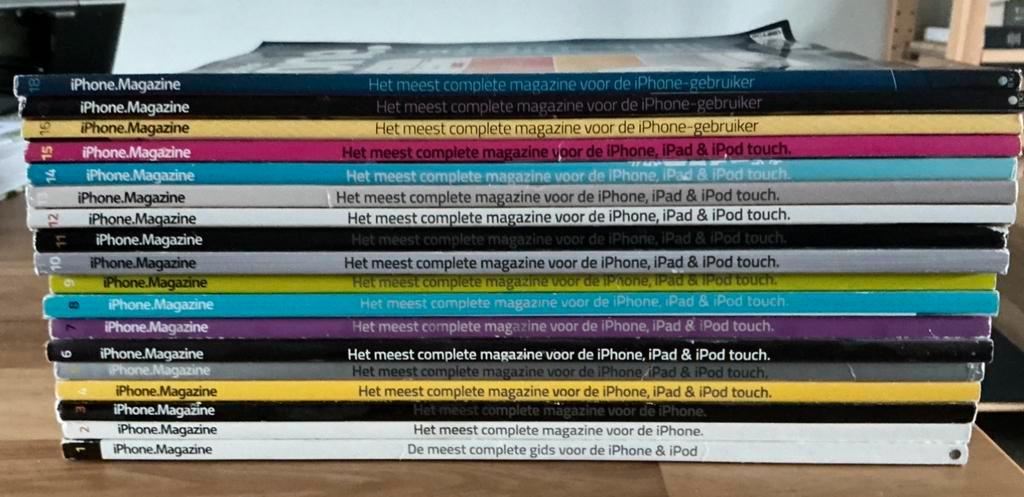 iPhone magazine, alle 18 bladen. Gaat dus de kliko in.