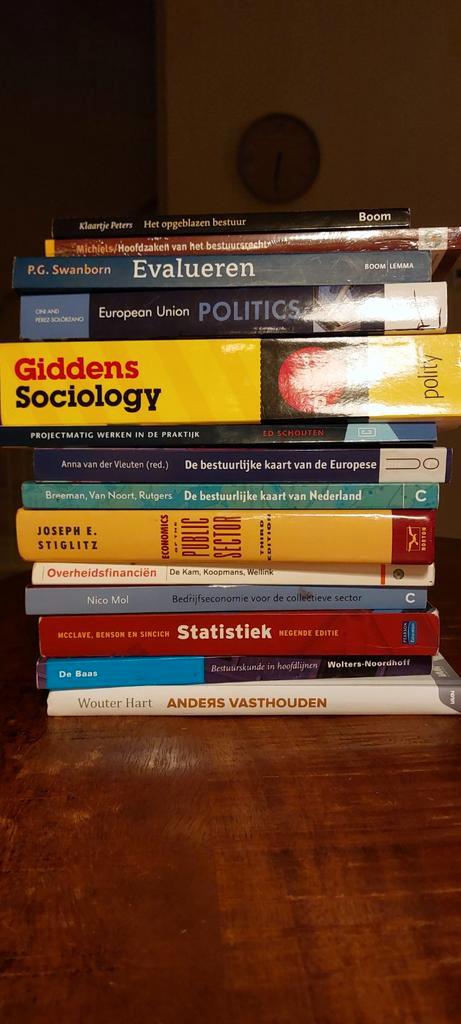 Studieboeken Bestuurskunde & Management - Collectie
