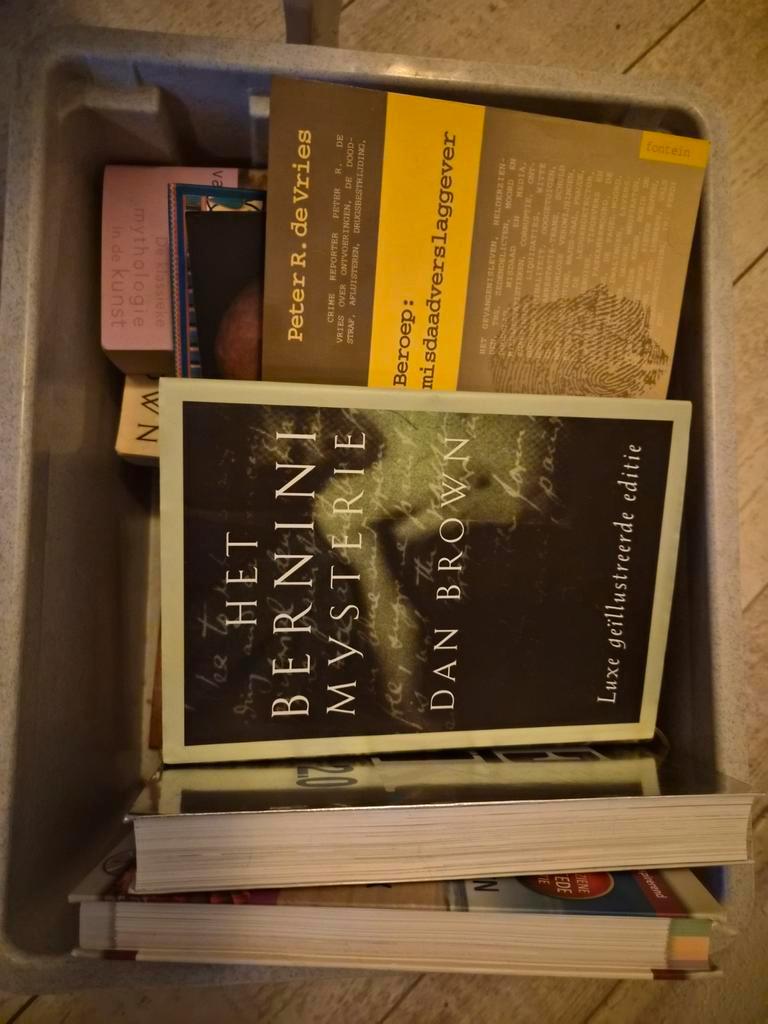 Krat vol boeken - ophalen