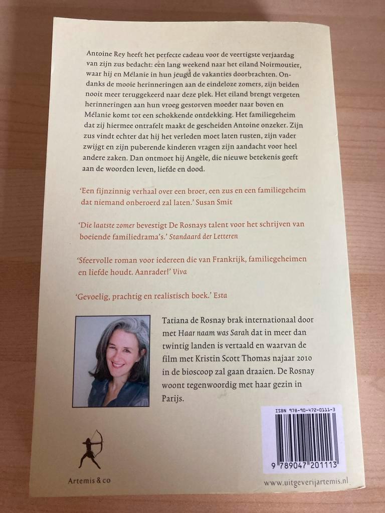 Die Laatste Zomer - Tatiana de Rosnay