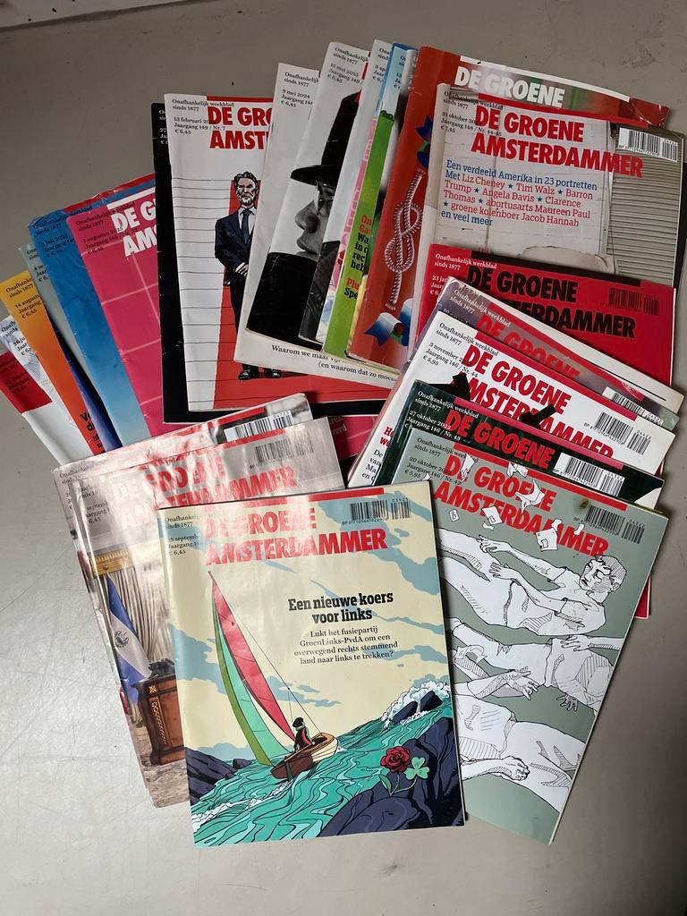 Gratis! Stapel Groene Amsterdammers, magazine