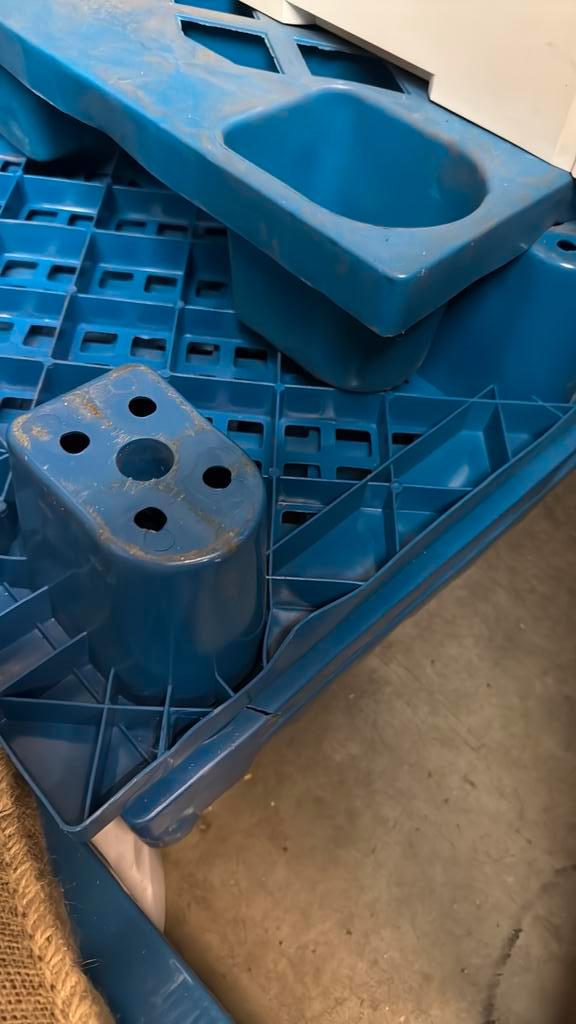 Plastic pallets (5 stuks) GRATIS