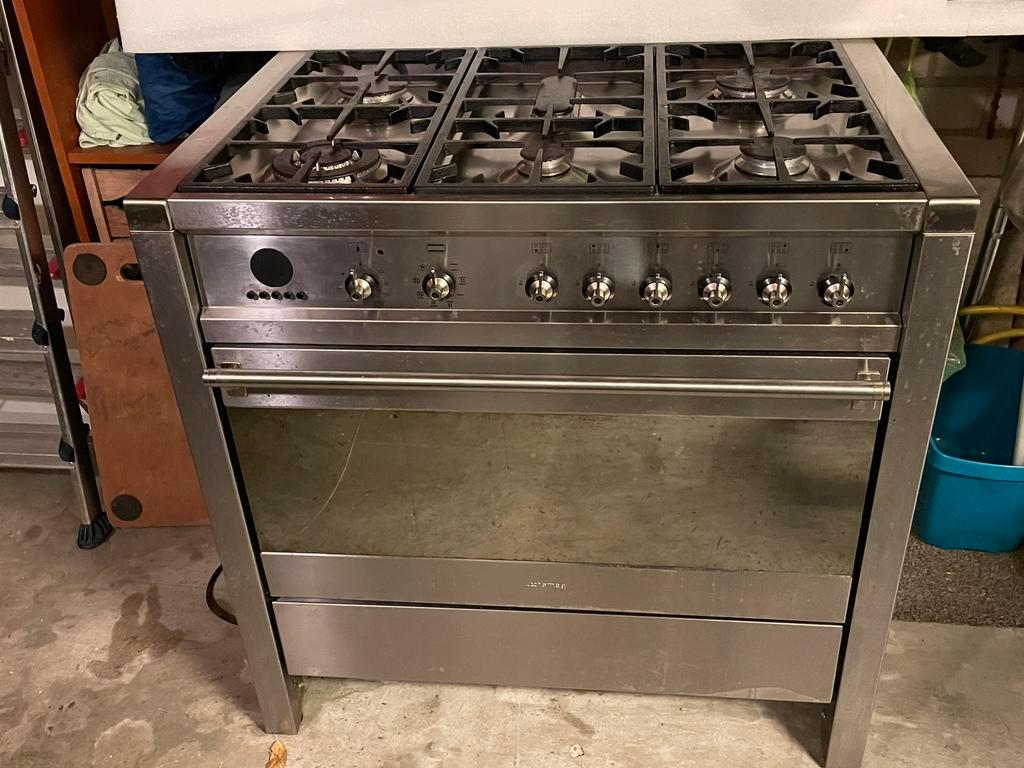 Smeg gasfornuis met elektrische oven