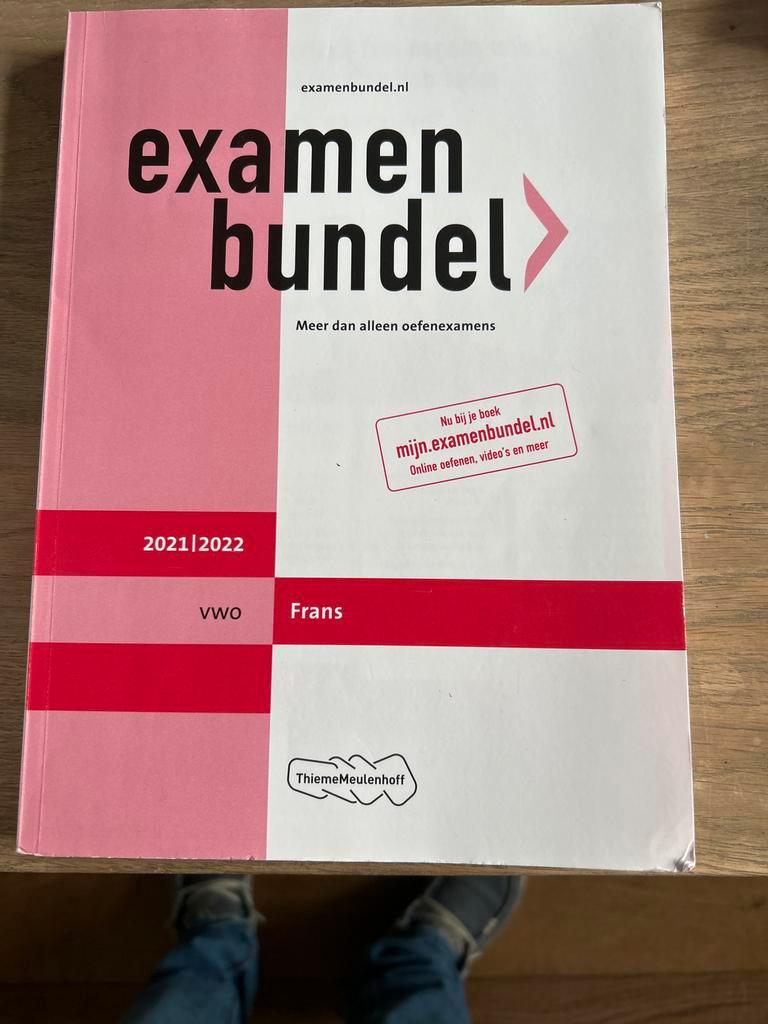 Examenbundel VWO Frans VWO 2021-2022