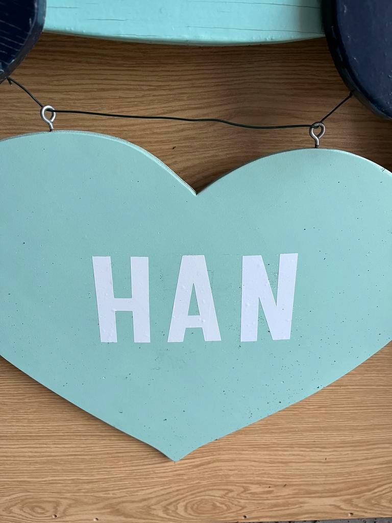 Geboortebord Uil - Handgemaakt