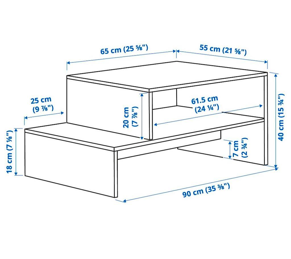 Salontafel Ikea Holmerud eikenpatroon