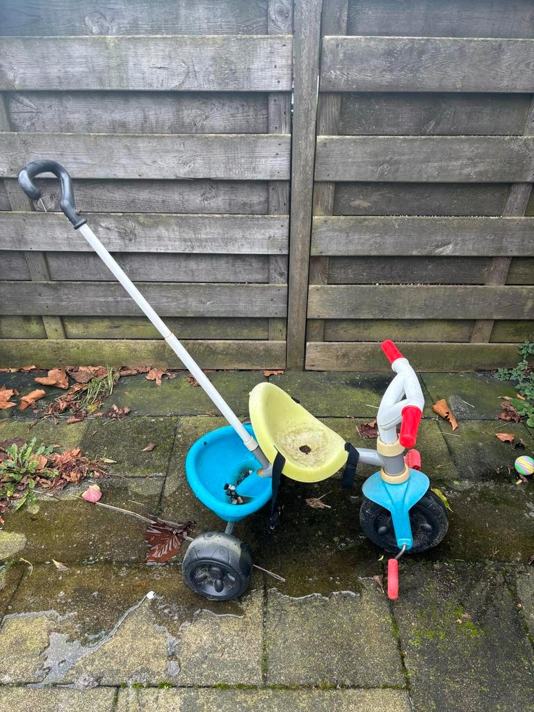 Gebruikte Driewieler met Duwstang