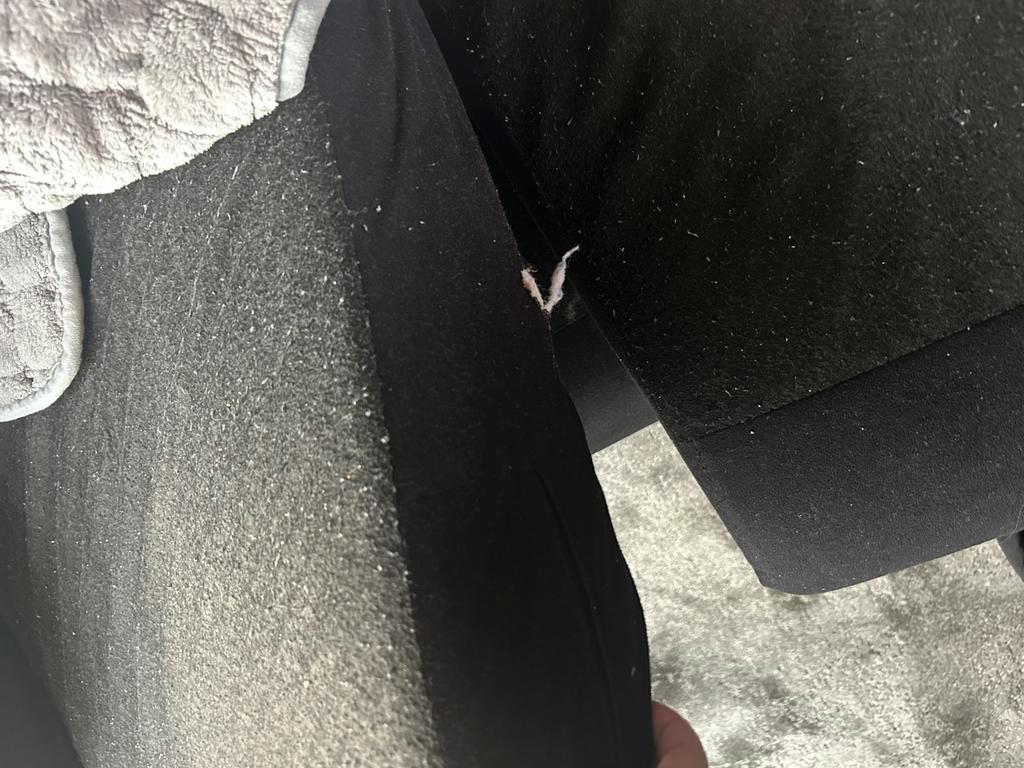 GRATIS OPHALEN: Hoekbank met gebreken