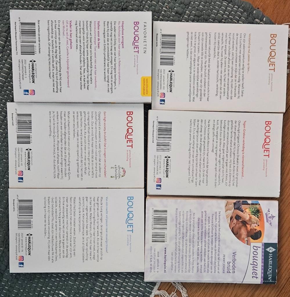 Bouquet reeks - 6 boekjes