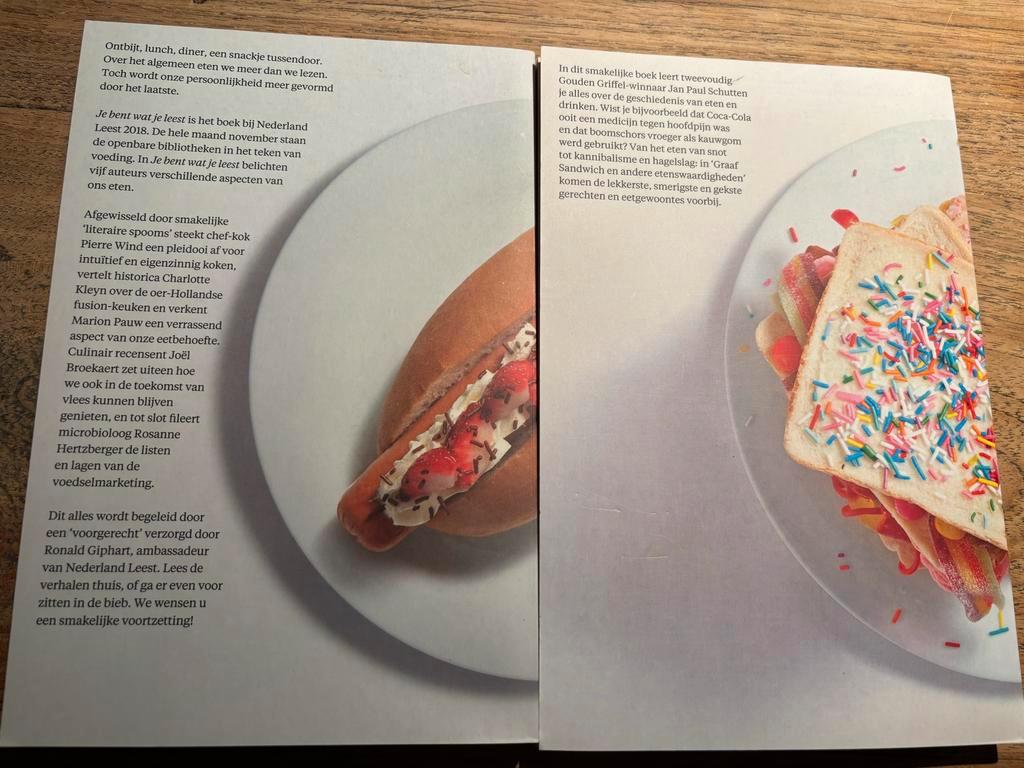Boekenpakket ''Je Bent Wat Je Leest'' en ''Graaf Sandwich''