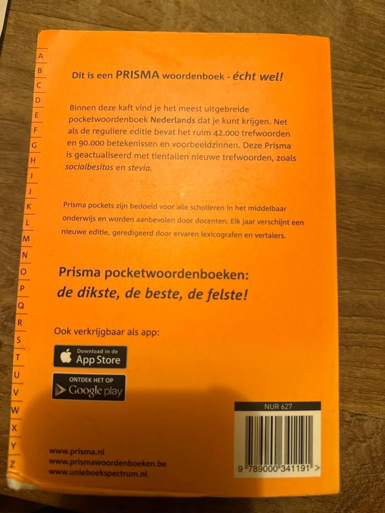 Prisma Pocketwoordenboek Nederlands