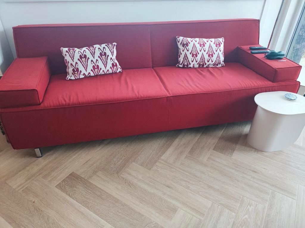 merk : BLOQ rode stoffen 3 zits