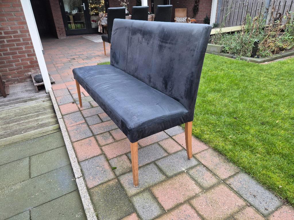 Eetkamer stoelen met bankje