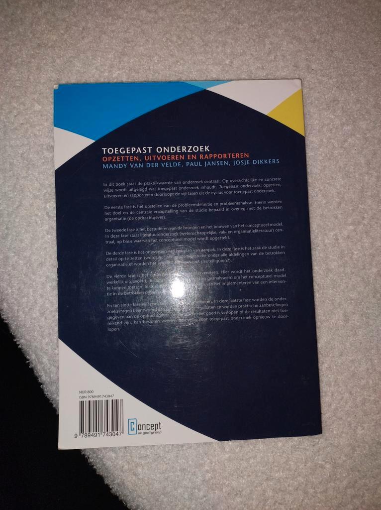 Boekje toegepast onderzoek