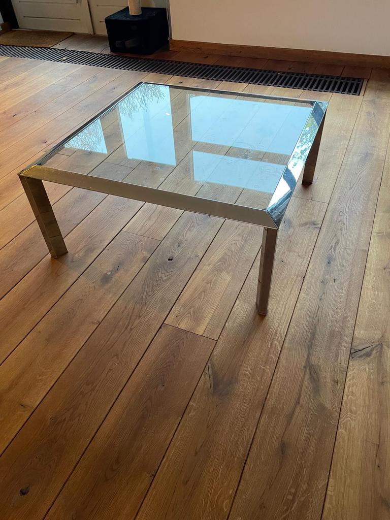 Gazen salontafel met metalen frame