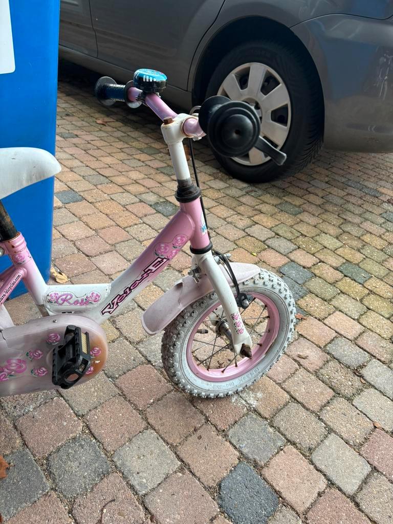 Kinderfiets roze