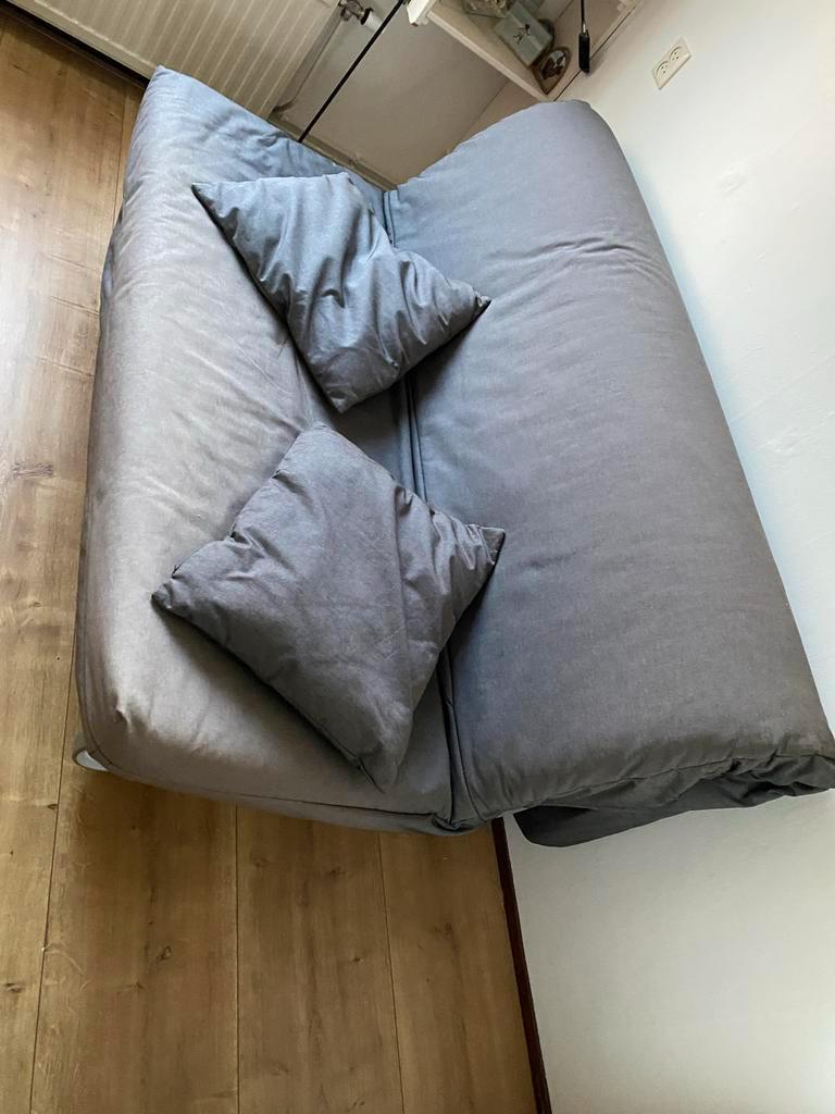 Antraciet Ikea slaapbank 1.60 x 2.00