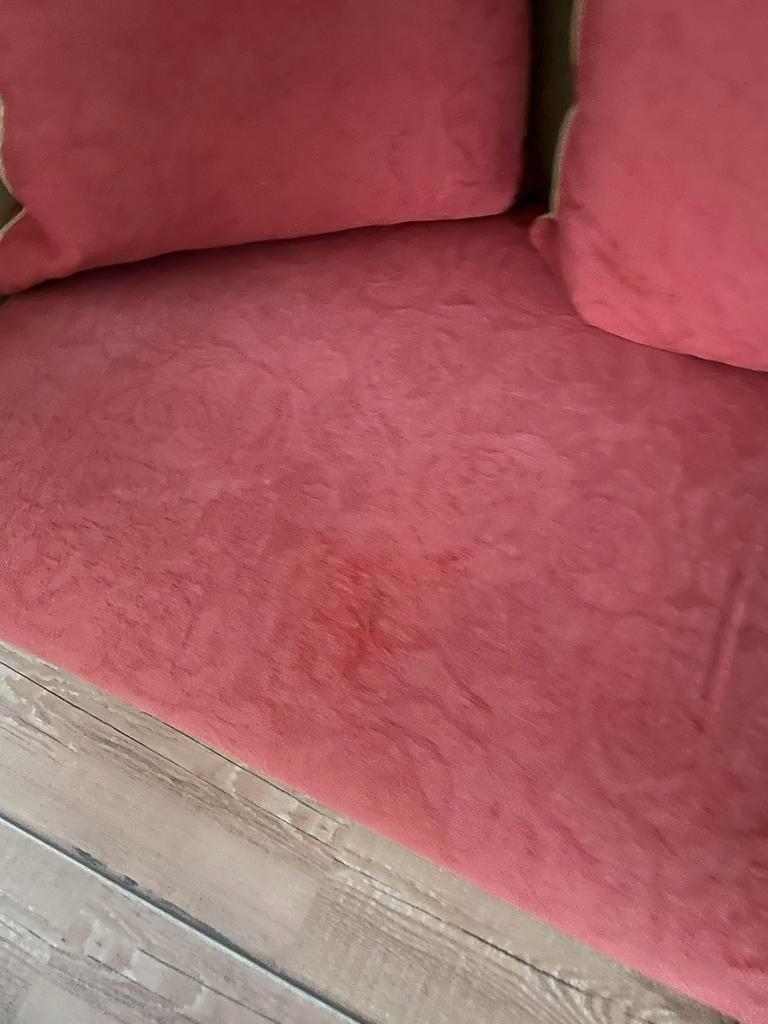 Gratis bankje met 3 kussens