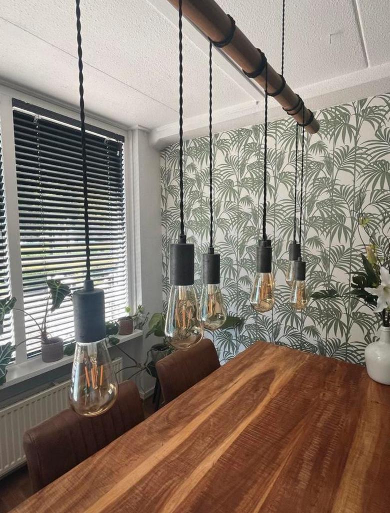 Hanglamp Eettafel - 120cm - 7 Lampen direct ophalen Ede