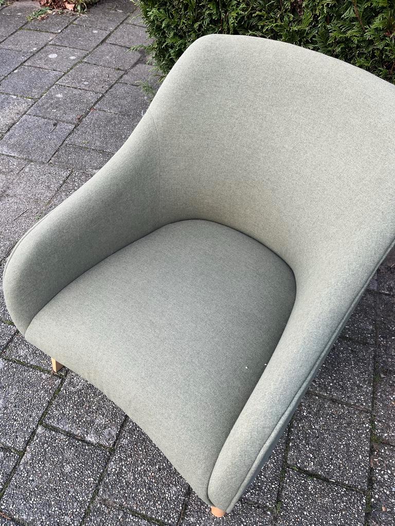 Gratis Groene fauteuil in goede staat