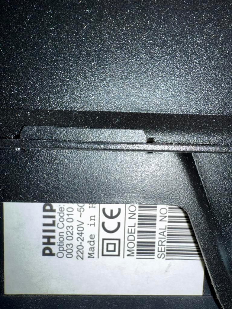 Philips TV met glazen voet