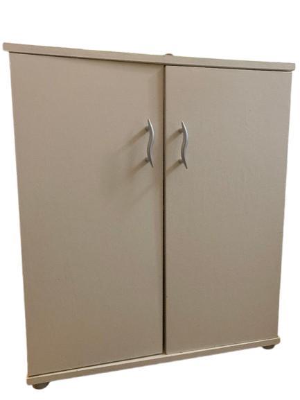 Kast met 2 deuren en 1 plank, wit