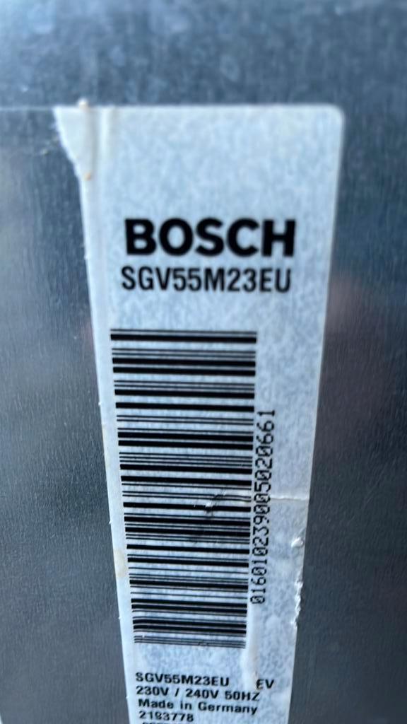 Bosch afwasmachine inbouw