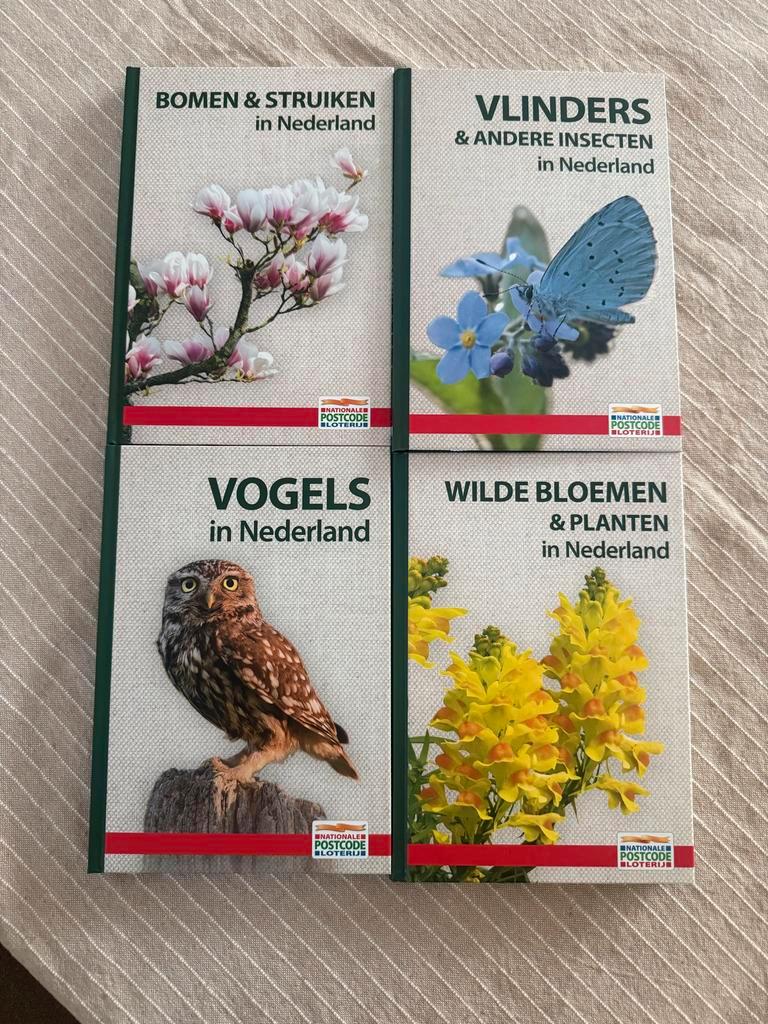 Postcodeloterij Natuurboeken - Set van 4
