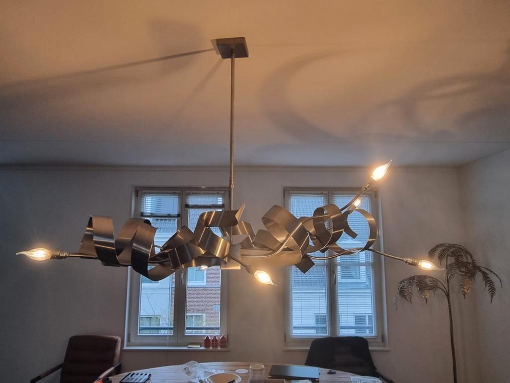 Metalen hanglamp/eetkamerlamp