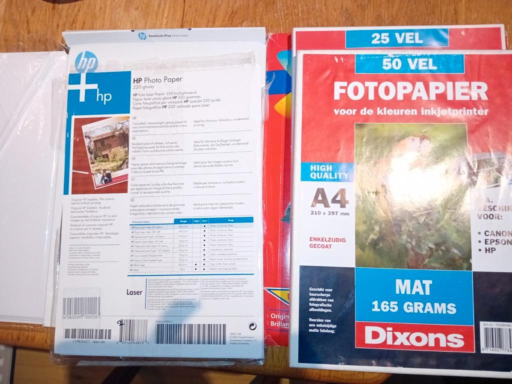 Gratis fotopapier