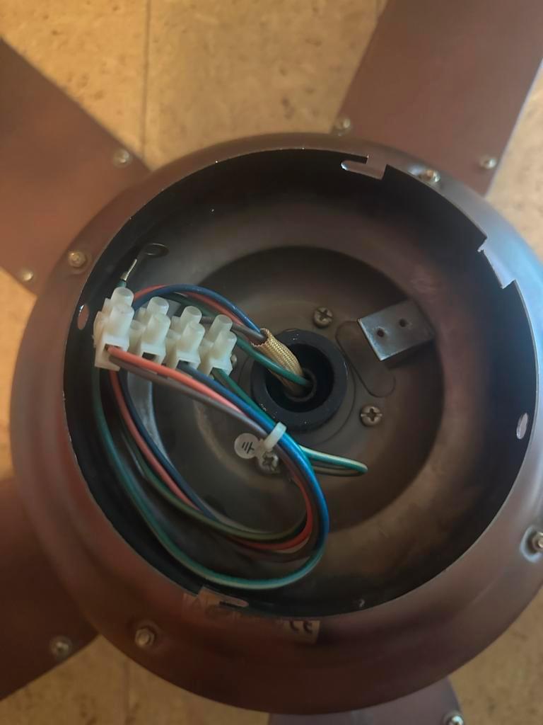 Plafondventilator met lampen - stille werking