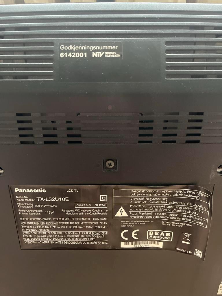 Panasonic TX-L32U10E 32 inch LCD TV