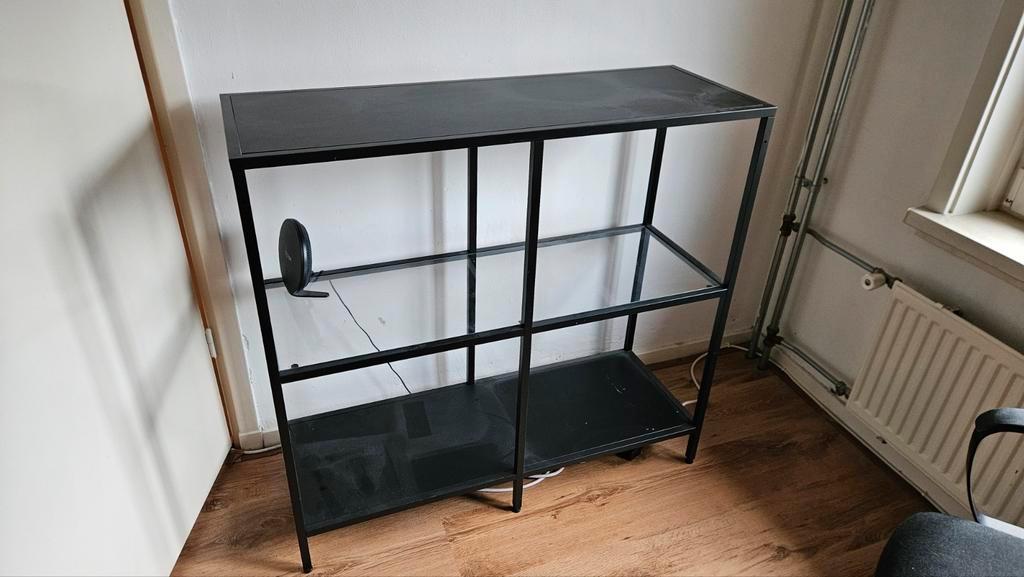 Ikea Vittsjö Vitrinekast - Zwart