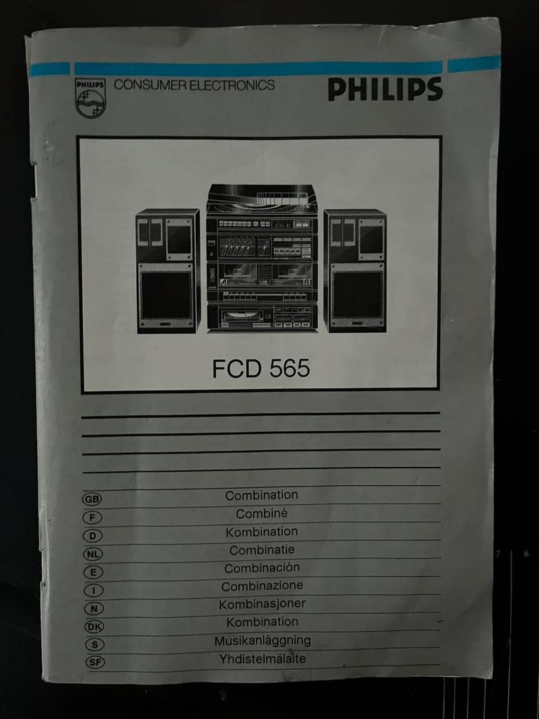 Philips stereotoren FCD 565