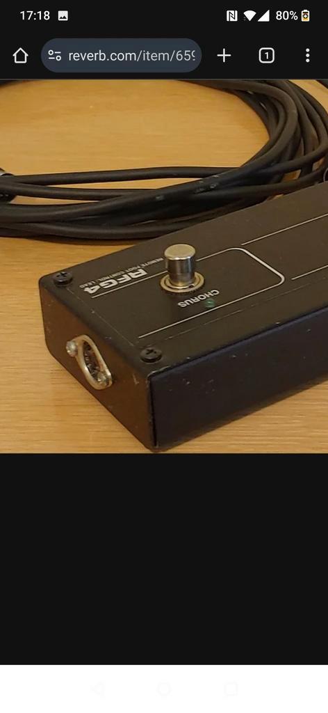 Gezocht Galien Krueger RFG4 footswitch