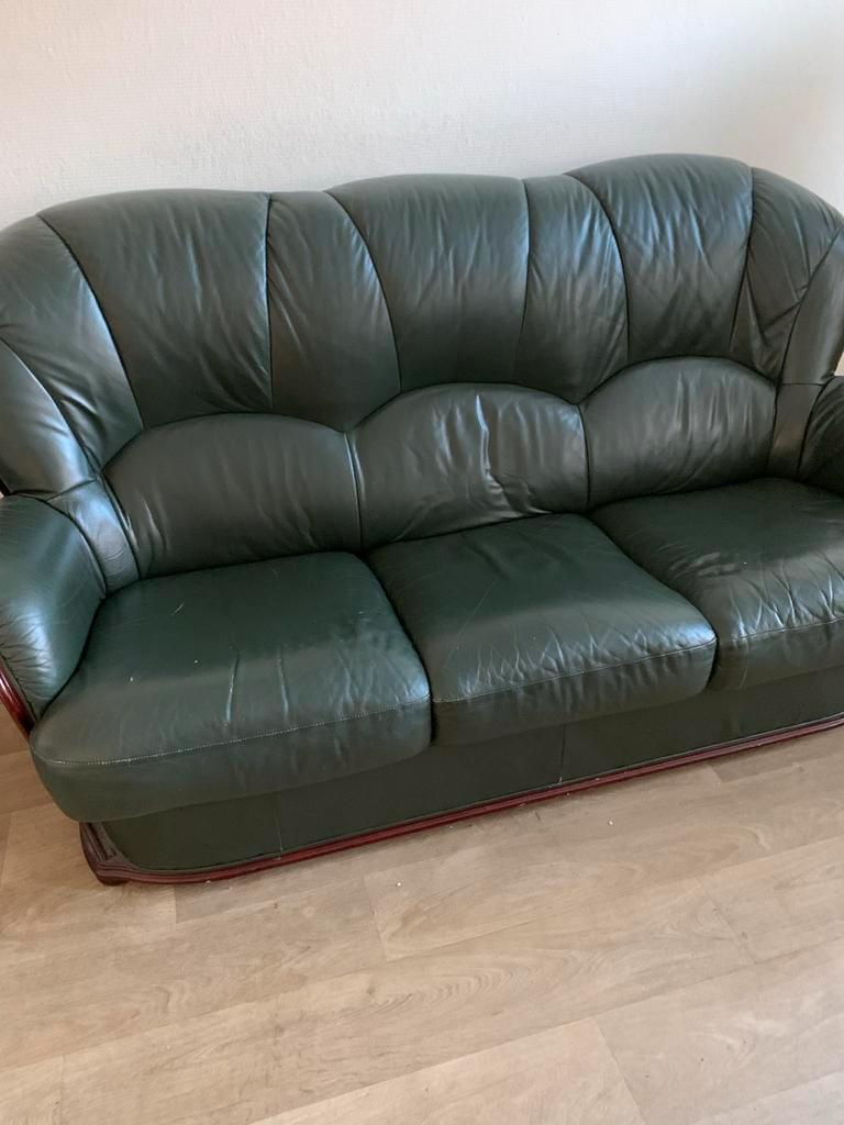 ️ GROENE BANK 3 zits,  GRATIS