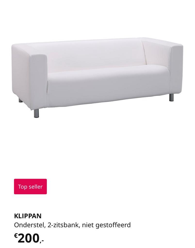 Ikea Klippan zonder hoes, gratis ophalen!