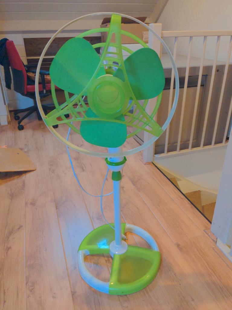 Groene Staande Ventilator