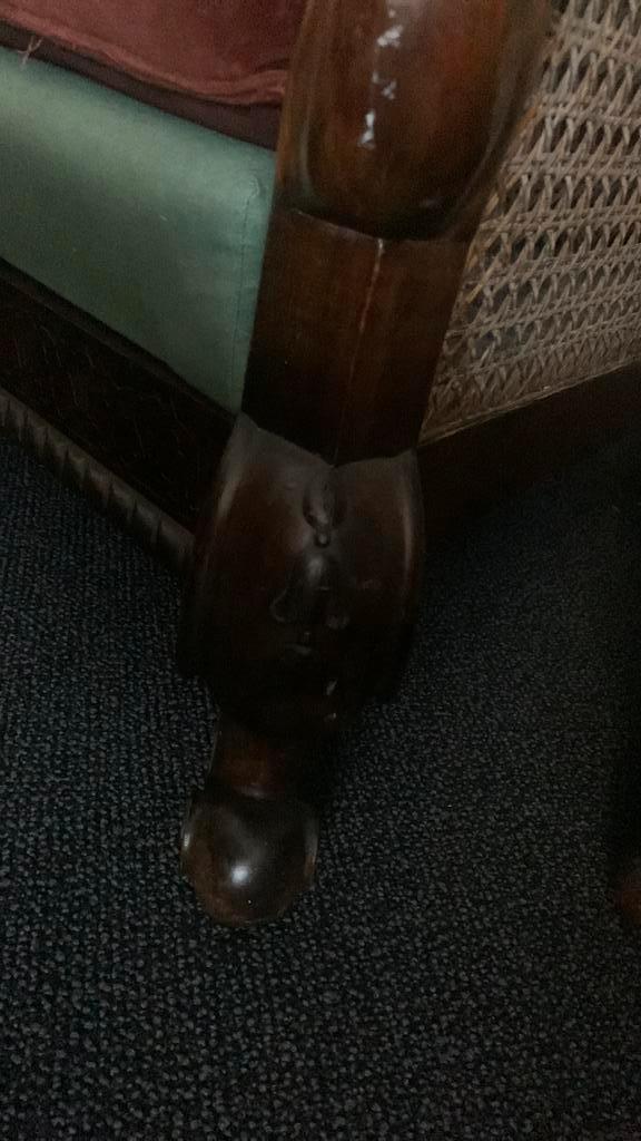 Unieke Houten fauteuil ready to go