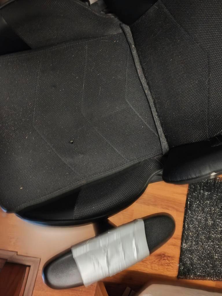 Gamestoel buro stoel gebruikt zwart gratis