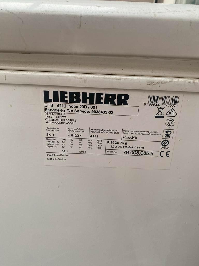 Liebherr Diepvrieskist - GTS 4212