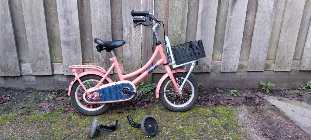Kinderfiets met zijwieltjes