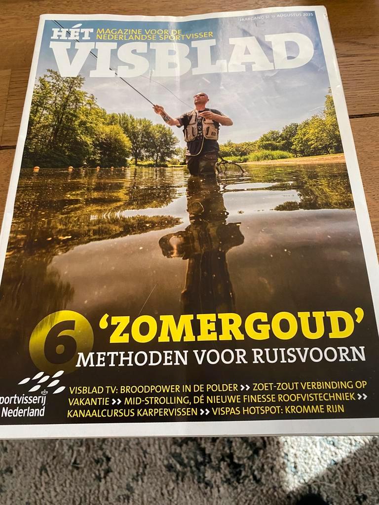 Hengelsport visbladen