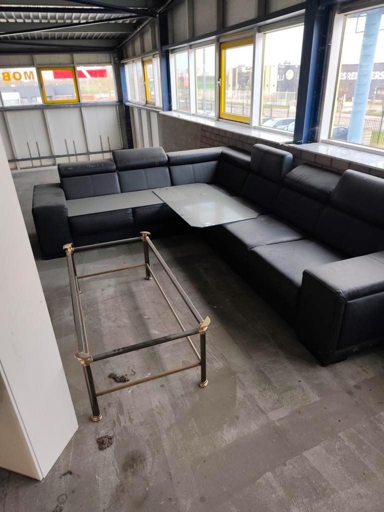 GRATIS OPHALEN hoekbank, eettafel, salontafel, stoelen, kast