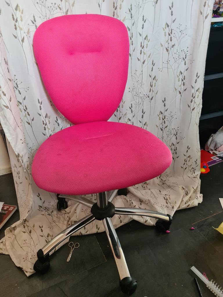 Roze Bureaustoel - Comfortabel en Stijlvol