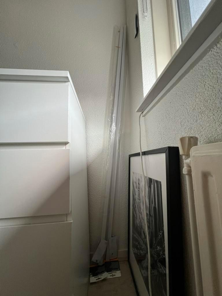 2x Rolgordijn Zijprofiel Hornbach 185cm - Nieuw in verpakkin