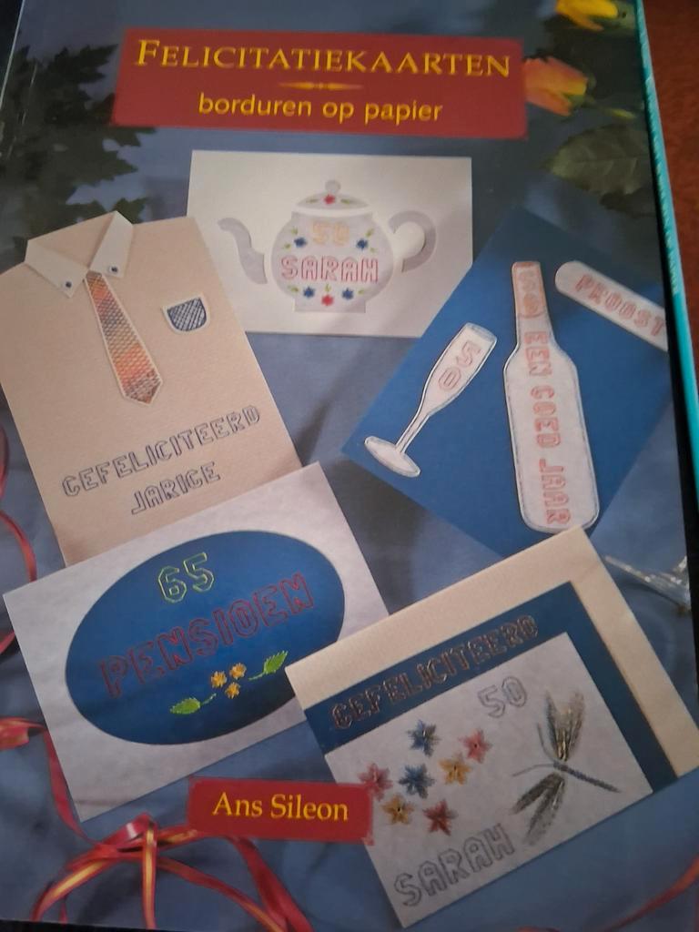 GRATIS 5X Borduren op papier ( niet voor de verkoop)