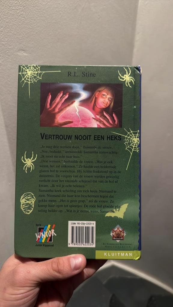 R.L. Stine - Vertrouw nooit een heks Kippenvel Junior